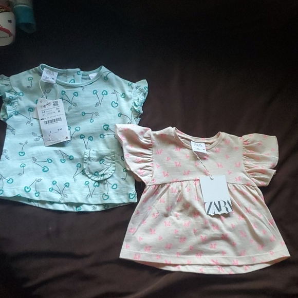 Zara Other - NWT Zara Girls T-Shirts 3-6 months
